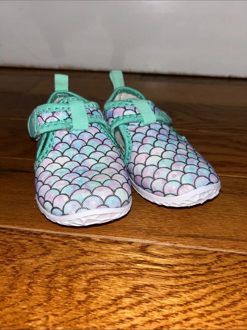 Toddler Mermaid Scale Aqua Slip-On Water Shoes